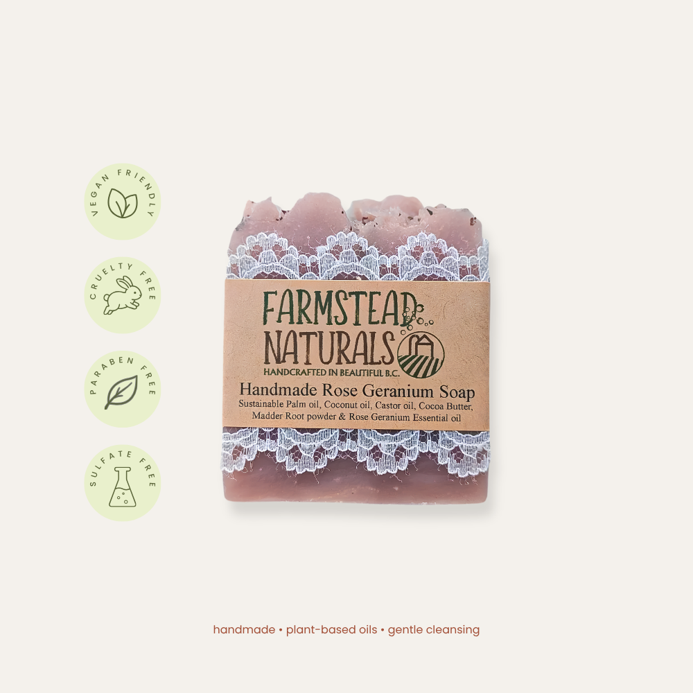 Handmade Soap – Rose Geranium